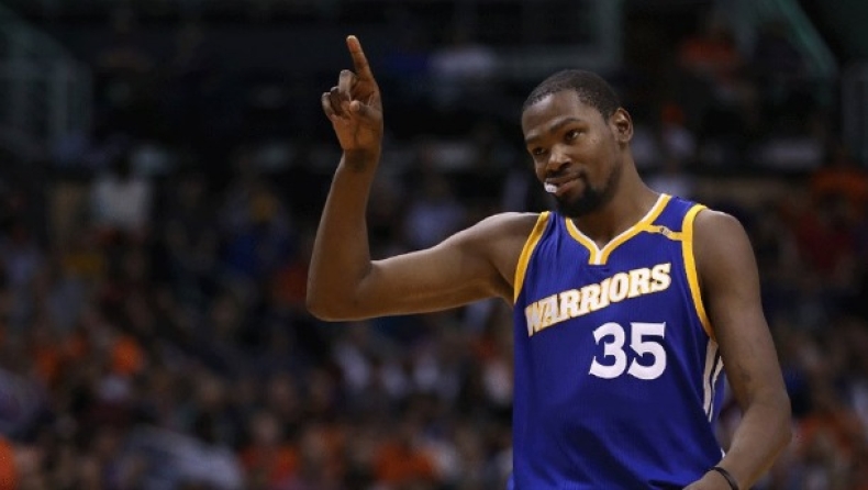 Κάρι υψώνει, Ντουράντ καρφώνει! (vid)