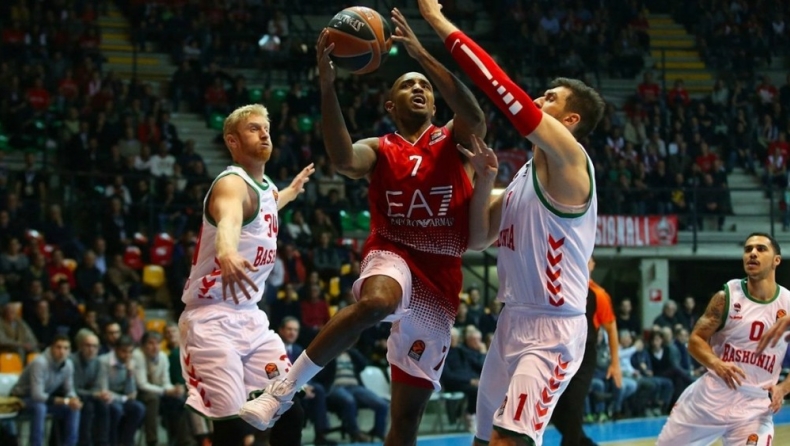 Αρμάνι Μιλάνο - Μπασκόνια 88-76 (vid)