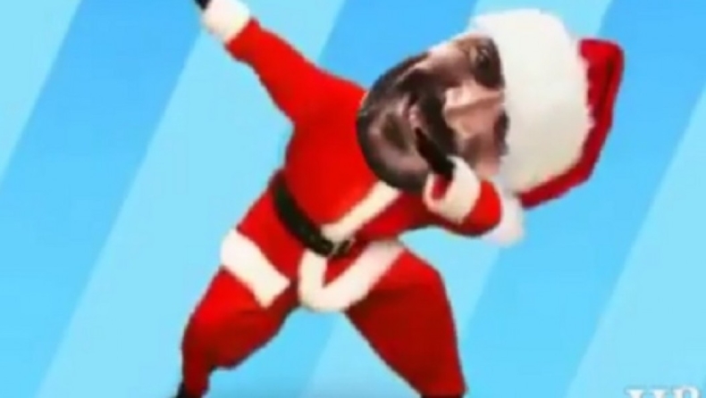 Ο Αλμέιδα... χορεύει και στολίζει δέντρο ως Άγιος Βασίλης! (pics)