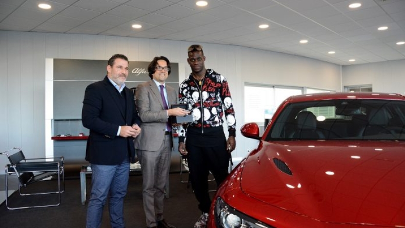 Μία Alfa Romeo Giulia Quadrifoglio για τον Μπαλοτέλι (pics)