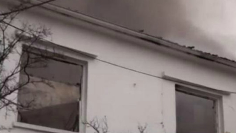 Σέρρες: Υπό έλεγχο η μεγάλη φωτιά στο σούπερ μάρκετ (vid)