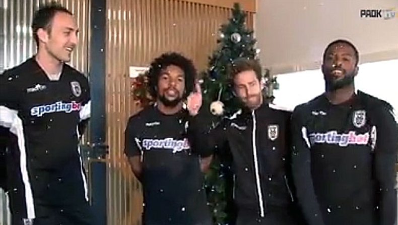 Ασπρόμαυρες ευχές για τα Χριστούγεννα (vid)