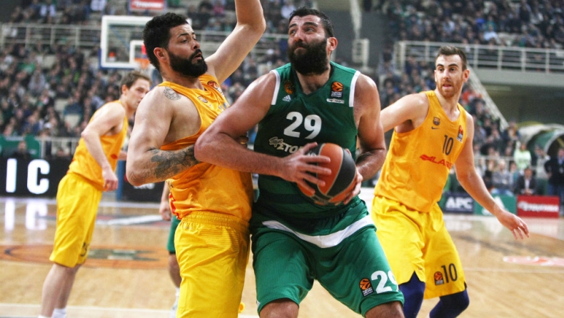 Παναθηναϊκός - Μπαρτσελόνα 71-65