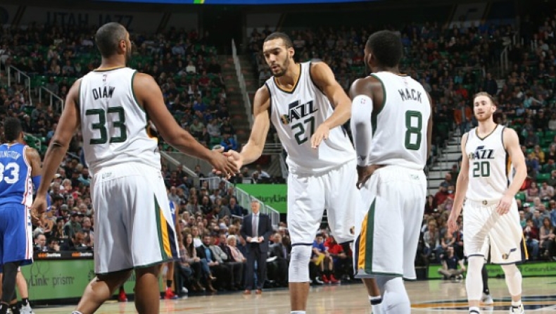 Ασίστ πέφτοντας ο Χιλ, καρφωματάρα ο Γκομπέρ (vid)