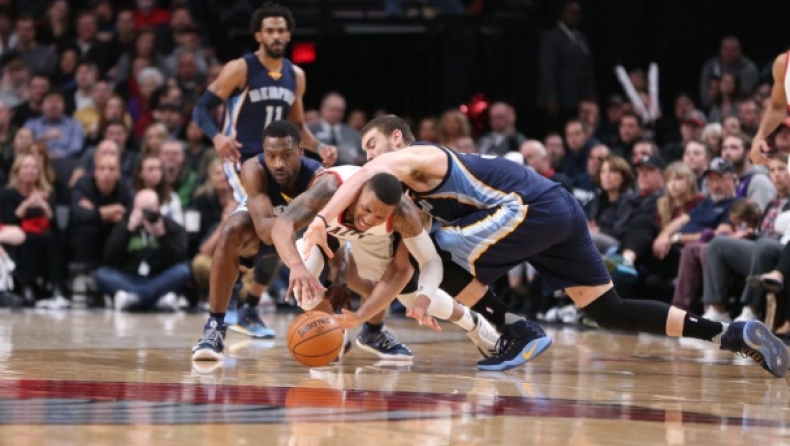 Μπλέιζερς-Γκρίζλις 112-109