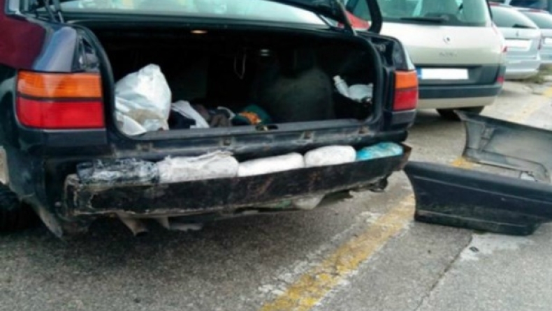 Μετέφεραν ηρωίνη σε προφυλακτήρα αυτοκινήτου