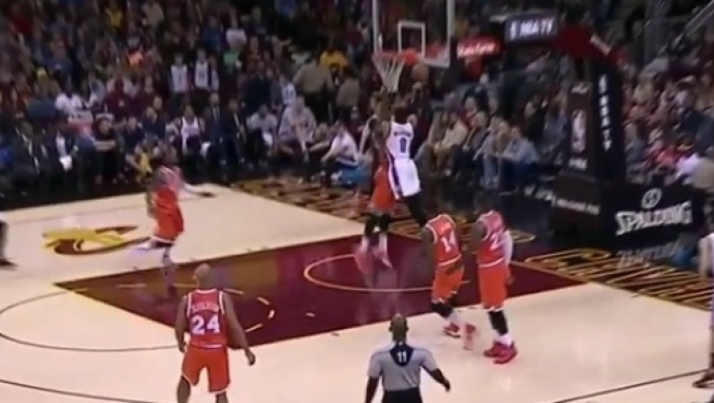 «Τρελή» τάπα από Τόμπσον σε Ουέστμπρουκ! (vid)