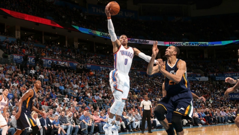 Ο clutch Ουέστμπρουκ στην κορυφή του ΤΟΡ-10 (vid)