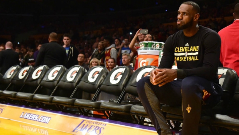 Δεν... έχανε σουτ στη προθέρμανση ο ΛεΜπρόν! (vid)