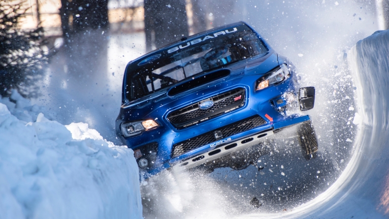 Τρελή κατάβαση Subaru WRX STi (video)