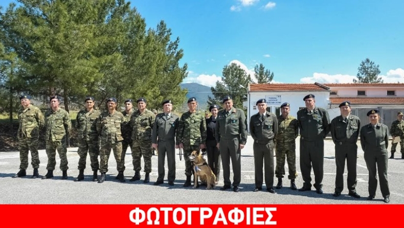 Βράβευση στρατιωτικού σκύλου από τις Ένοπλες Δυνάμεις (pics)