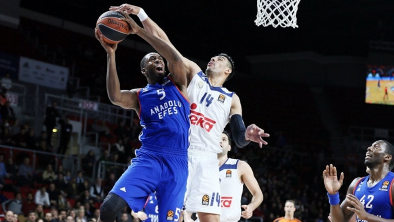 Ρεάλ Μαδρίτης - Αναντολού Εφές 97-80