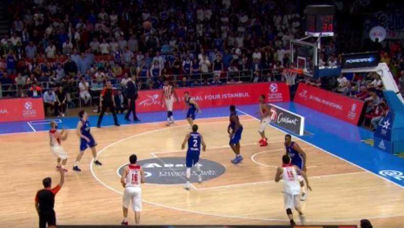 Το μεγάλο τρίποντο του Σπανούλη! (vid)
