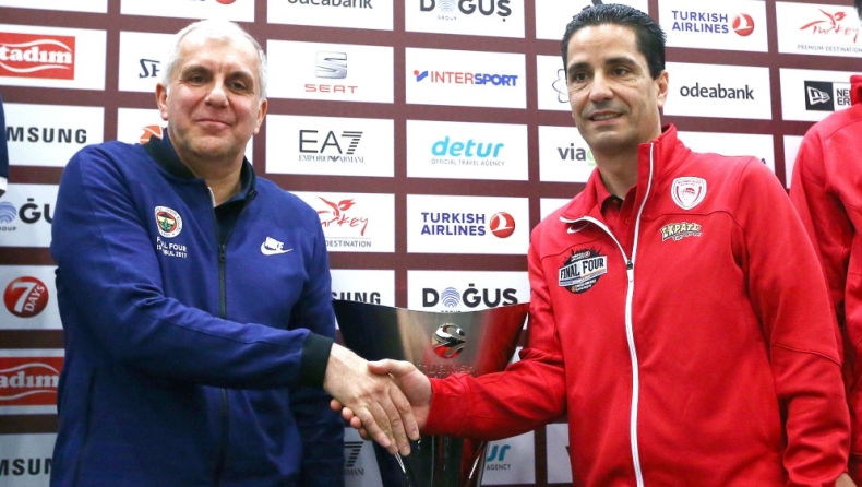 Σφαιρόπουλος και Ομπράντοβιτς λίγο πριν από το τζάμπολ! (vid)