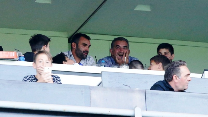 Στην Τούμπα ο Λάμπρος Χούτος