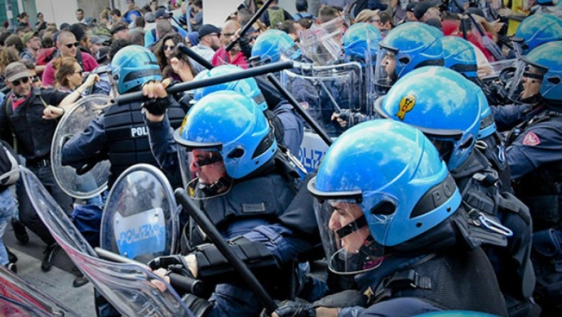 Ιταλία: Συγκρούσεις διαδηλωτών στην πορεία κατά των G7 (vid)