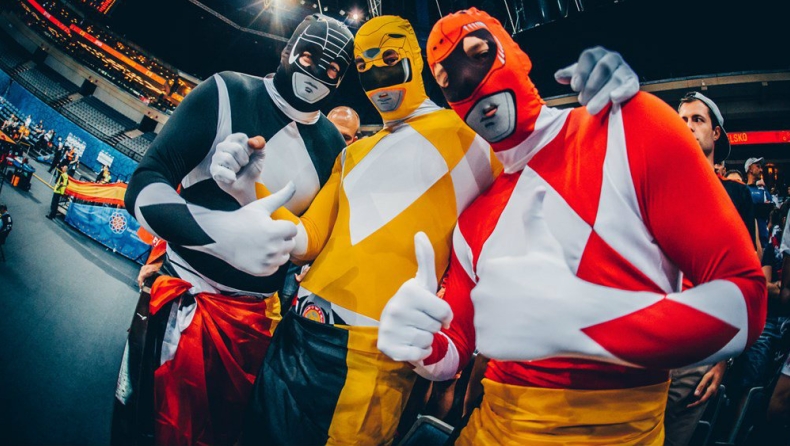 Στο πλευρό του Βελγίου οι... Power Rangers! (pic)