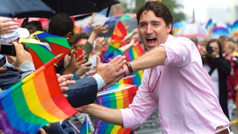 Ο Kαναδός πρωθυπουργός έζησε με την ψυχή του το Gay Pride (pics)