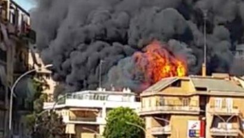 Μεγάλη φωτιά στη Ρώμη, κοντά στο Βατικανό (pics & vid)
