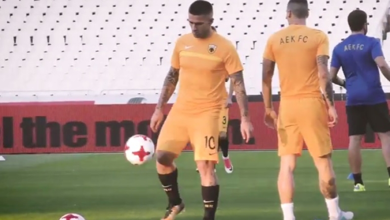 Η παρακάμερα από το ΑΕΚ-Γάνδη (vid)