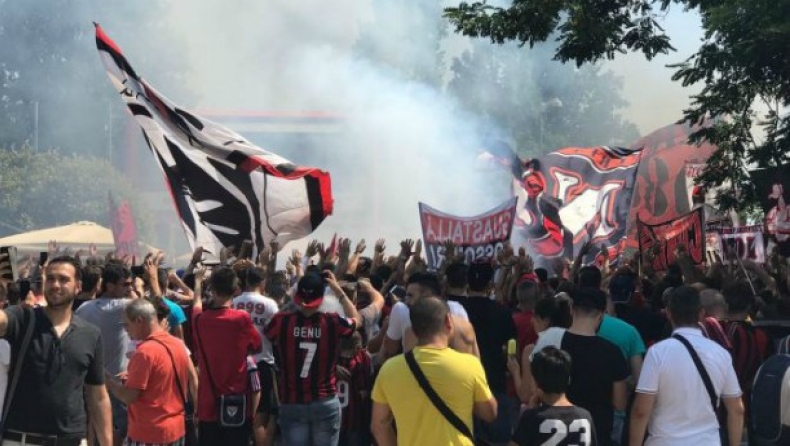 Χαμός στην πρώτη της Μίλαν (pics & vids)