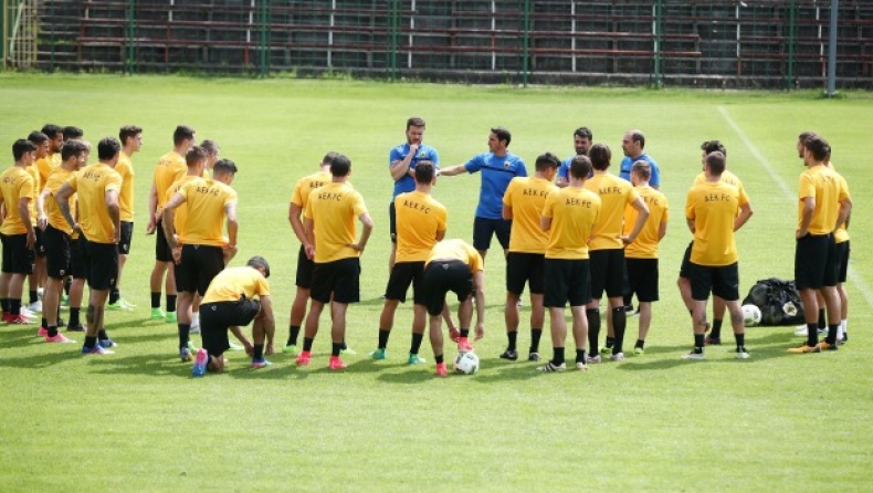 Προπόνηση και δείπνο στην ΑΕΚ! (pic)