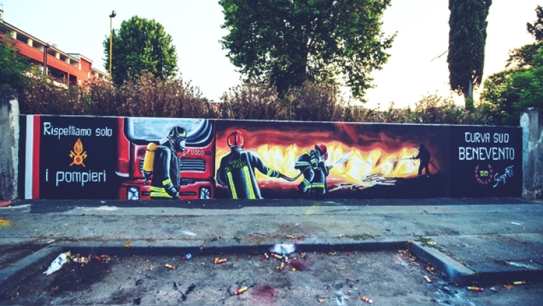 Πυροσβέστες, οι ήρωες των ιταλικών γηπέδων! (vids & pics)