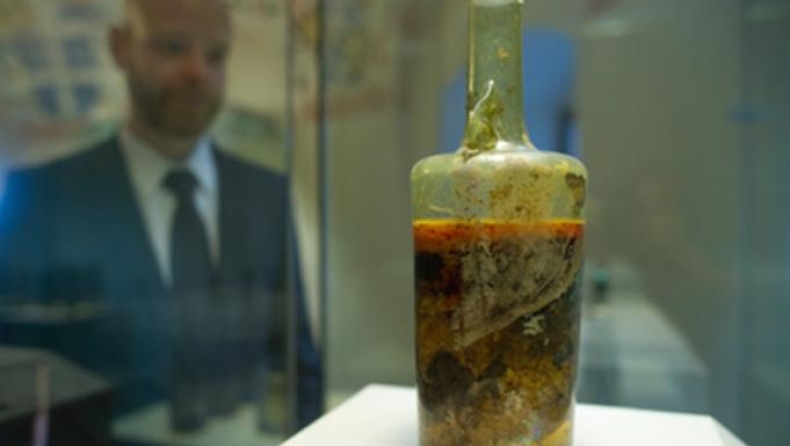 Μπουκάλι κρασιού παραμένει σφραγισμένο από τον 4ο αιώνα (pics)