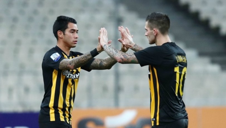 Με Αραούχο-Λιβάια στην 11άδα η ΑΕΚ (pic)