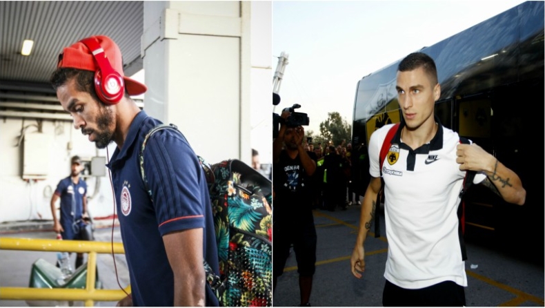 «Κλικ» από τις αφίξεις ΑΕΚ και Ολυμπιακού στο ΟΑΚΑ (pics)