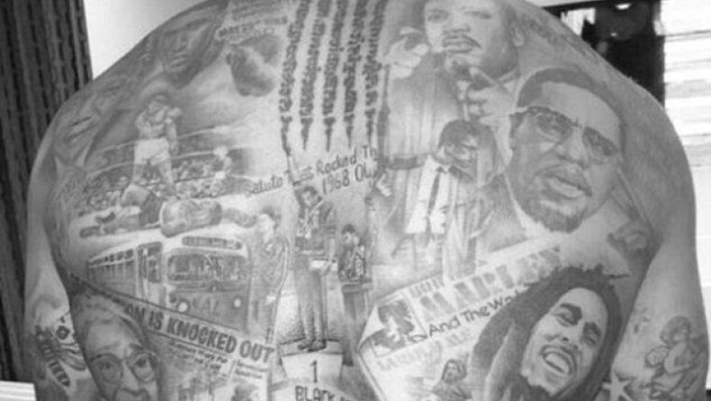 Τρομερό τατουάζ με μαύρους επαναστάτες από τον Γκρέι της Γουότφορντ (pic)