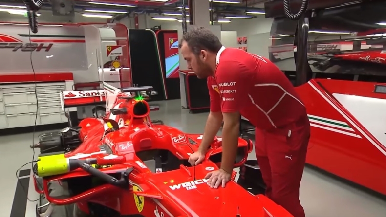 Μπήκαμε στα άδυτα της ομάδας της Ferrari! (vid)