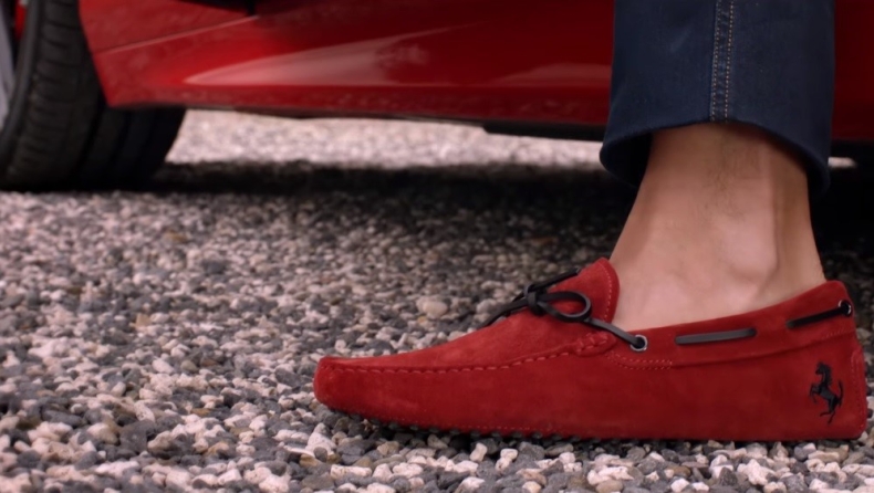 Ο σχεδιασμός και το πάθος των Ferrari, περνά σε ένα παπούτσι! (vid)