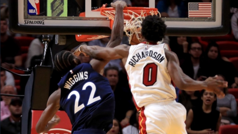 Ο Ουίγκινς «κατέβασε» τη μπασκέτα στο Μαϊάμι! (vid)