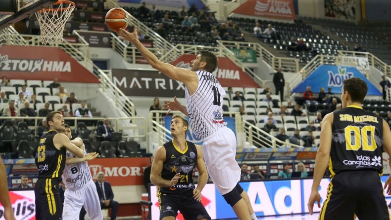 ΠΑΟΚ-Tενερίφη 74-79