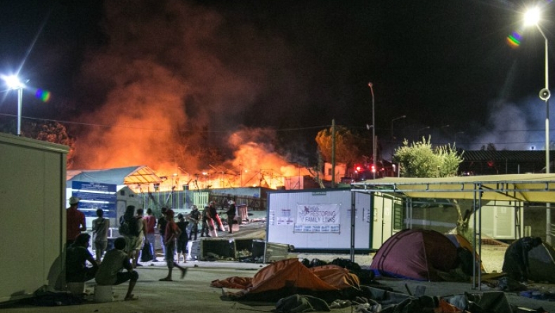 Σοβαρά επεισόδια στον καταυλισμό της Μόριας: 10 τραυματίες