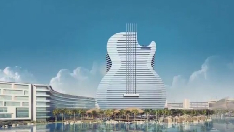 Το εντυπωσιακό ξενοδοχείο που θα έχει σχήμα... κιθάρας (pic & vid)