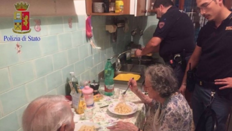 Αστυνομικοί μαγείρεψαν δείπνο σε ηλικιωμένο ζευγάρι που ζούσε απομονωμένο (pics & vid)