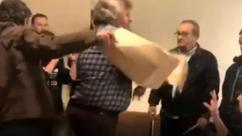 Συνδικαλιστές της ΔΕΗ «πλακώθηκαν» on camera στη Κοζάνη (vids)