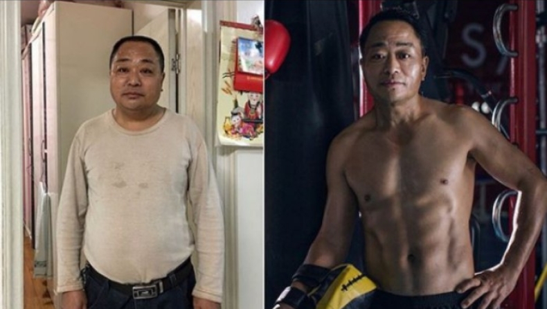 Αποφάσισαν να... χτίσουν κοιλιακούς οικογενειακώς (pics)