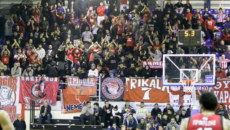 Πρόστιμο στον Ολυμπιακό για υβριστικά συνθήματα