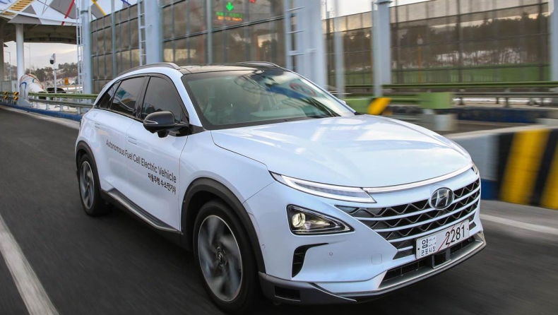 Η Hyundai παρουσιάζει το πρώτο αυτόνομο όχημα κυψελών καυσίμου