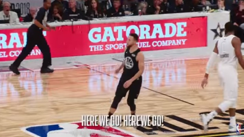 O «καλωδιωμένος» Στεφ Κάρι του All Star Game (vid)