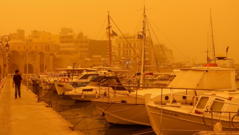«Επιστρέφει» στην Κρήτη η Αφρικανική σκόνη
