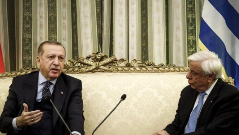 Δήλωση - πρόκληση Έρντογαν στον Πρόεδρο της Δημοκρατίας: «Γλυτώσατε πέφτοντας στη θάλασσα»