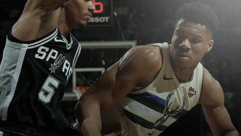 Οι καλύτερες στιγμές του Giannis με τους Σπερς (vid)