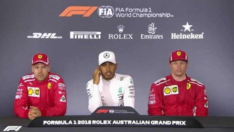 Κόντρα Χάμιλτον - Φέτελ στη συνέντευξη Τύπου