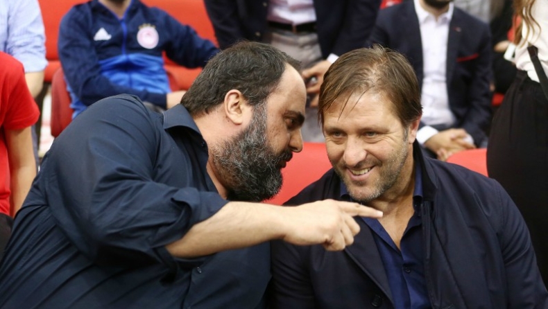 Ο Πέδρο Μαρτίνς μαζί με Μαρινάκη στο ΣΕΦ (pics)