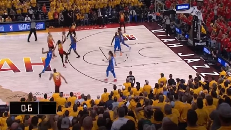 Το τρελό buzzer beater τρίποντο του Ρούμπιο! (vid)