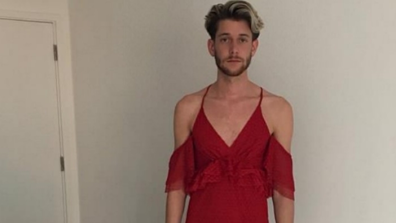 Έκανε τη διαδικτυακή του παραγγελία, όμως αντί για παντελόνι και γυαλιά ηλίου, του έφεραν ένα σέξι κόκκινο φόρεμα (pics)